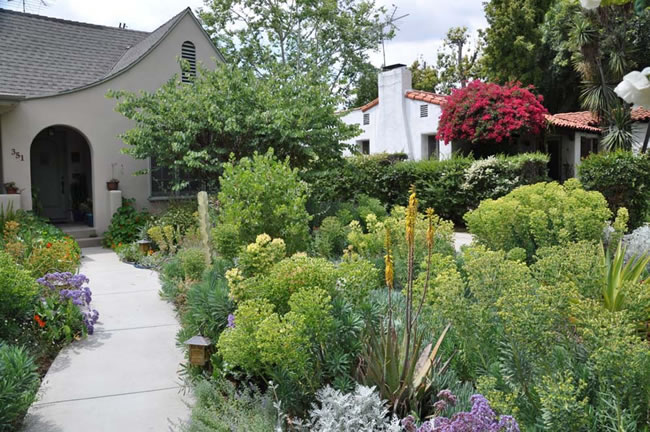 Beautiful Ventura County Lawn To Garden, Rebates For Drought Tolerant Landscaping